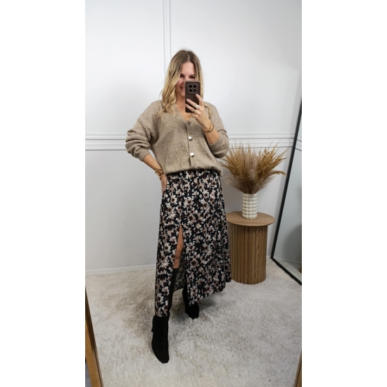 Krótki kardigan Diana beżowy